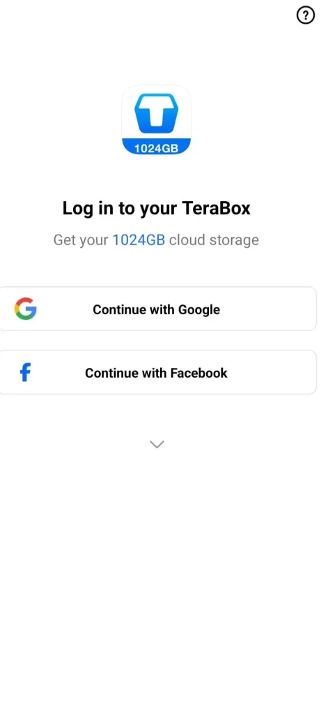 Terabox premium app login